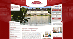 Desktop Screenshot of hotel-kurhaus-badsalzungen.de